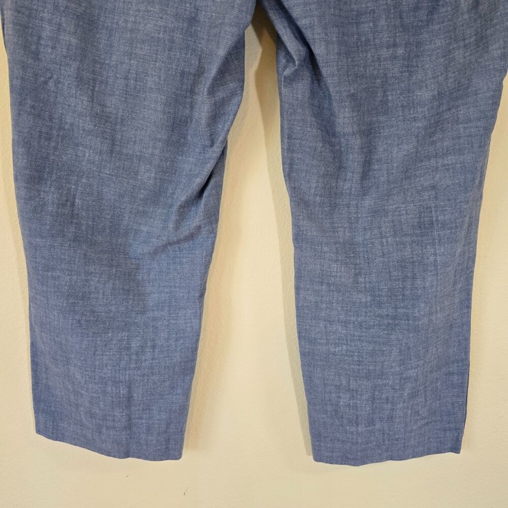 Talbots Sky Blue Perfect Cropped Pants Size 16 - Picture 9 of 16